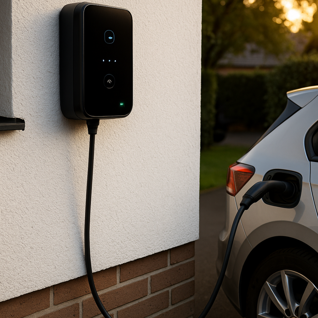 Borne de recharge murale pour véhicule électrique
